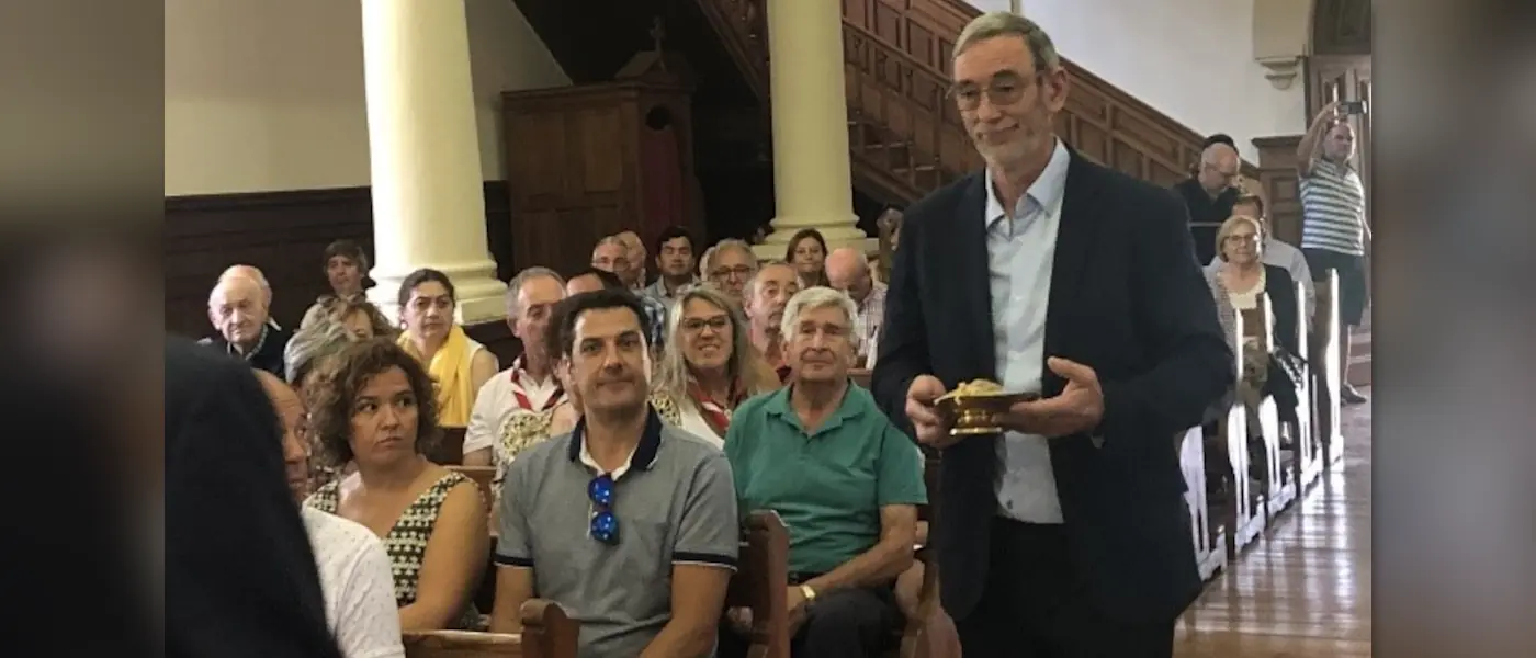 Celebración de las bodas de oro de Vida Consagrada del Hno. Joaquín Grijalvo